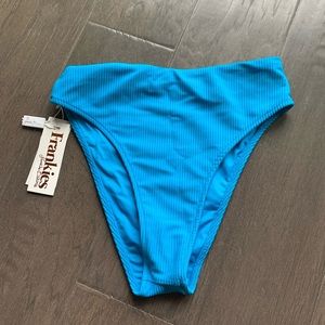 NWT Frankie’s Bikinis Jenna High Waisted Bottom